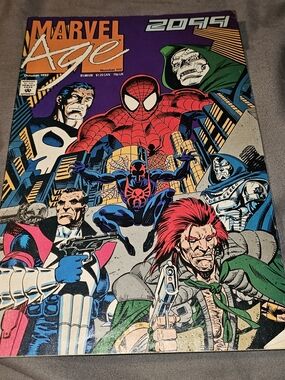 Marvel Age #117, published by Marvel Comics in October 1992 Vintage Comic Book